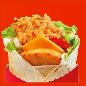 Box Miam's, wrap poulet croustillant et cheddar